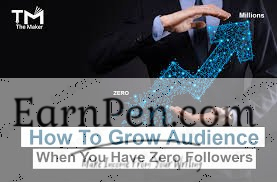 How can I grow my website with zero followers?